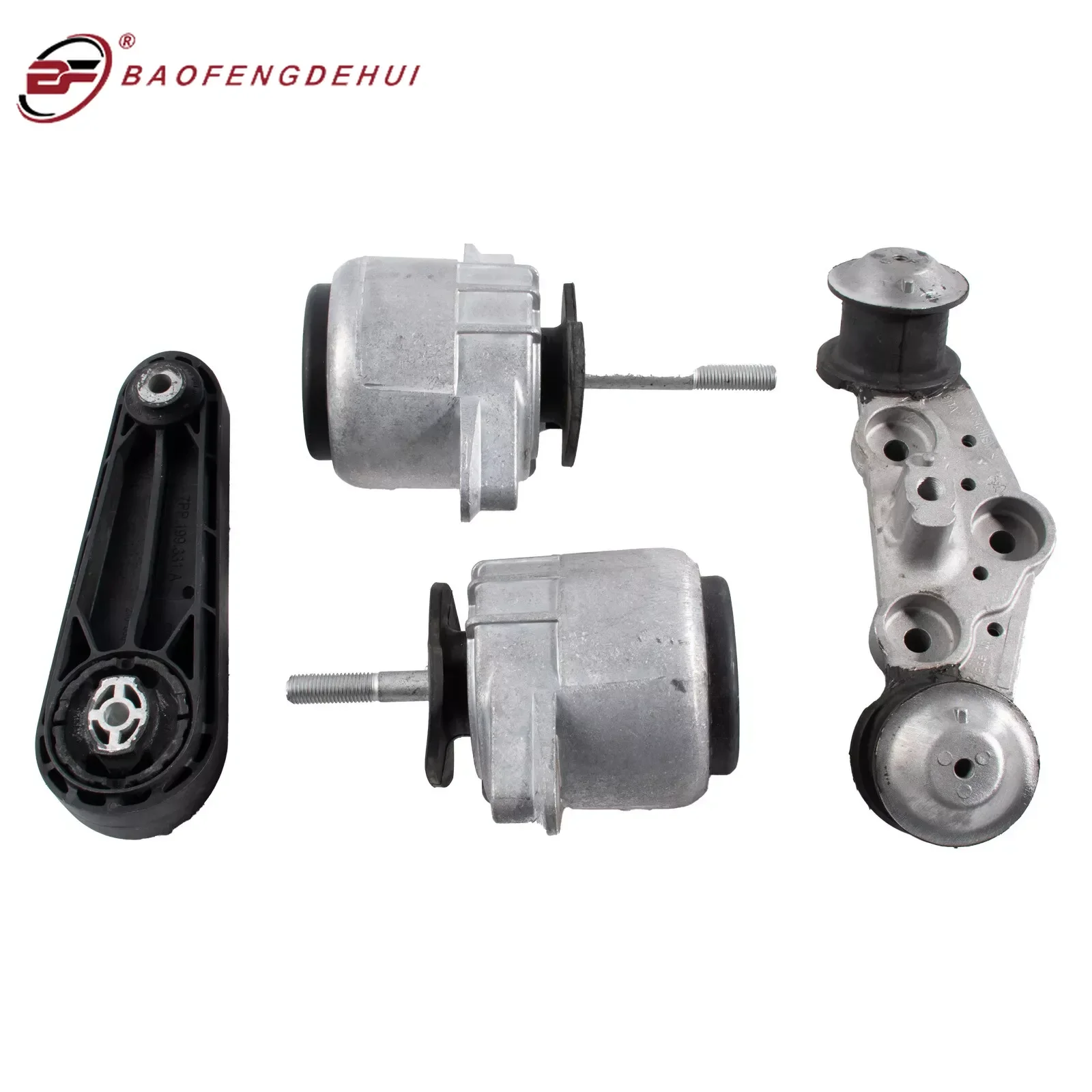 4PCS Engine Mount Motor Gearbox Bracket Support For Porsche Panamera 3.0L 3.6L 94837505712 94837505812 97037511801