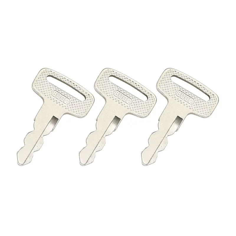 3PCS Ignition Keys 8002 JU6-H2511-10 Compatible with Yamaha Golf Cart PTV 10+ 2010-Present Electric Gas Buggy Vehicle