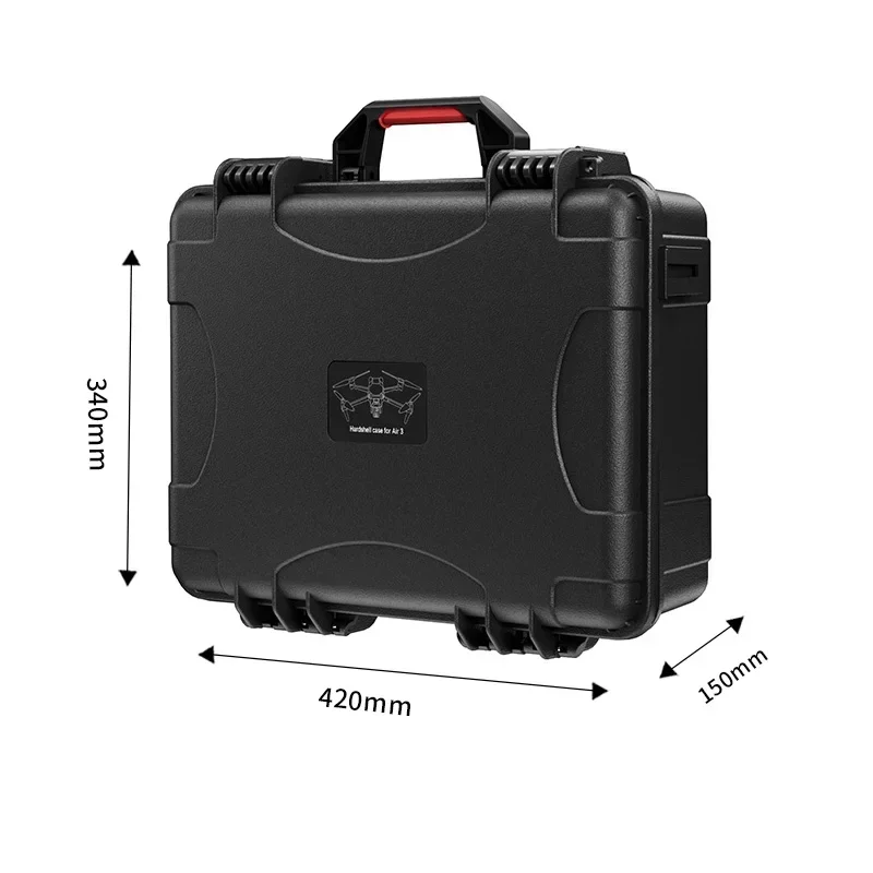 Waterproof Carrying Case For Air 3 Hard Shell Storage Box Suitcase for DJI Air 3 RC 2/RC N2 Remote Controller Drone Accessories