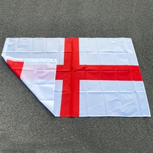 England St. George's Cross Flag - 3' X 5' Polyester, Indoor/Outdoor Use, New With Tags 11 thumbnail image