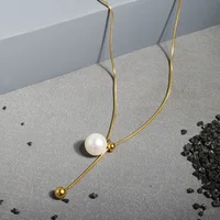Delicate Stainless Steel Pendant Necklace - Image 4