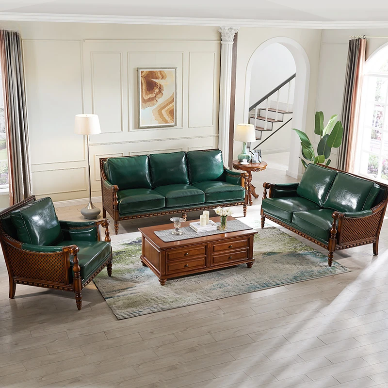Room Puffs Sofa Lazy Comfortable Chaise European Luxury Sofa Relaxing Lazzy Leather Juego De Muebles Para Sala Furniture