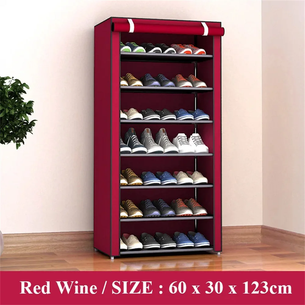 Multilayer Shoe Rack Organizer Nonwoven Fabric Hallway Entryway Stand Holder Space Saving Cabinet Home Furniture Dustproof Shelf fabric shoe cabinet shoe rack shoe storage box