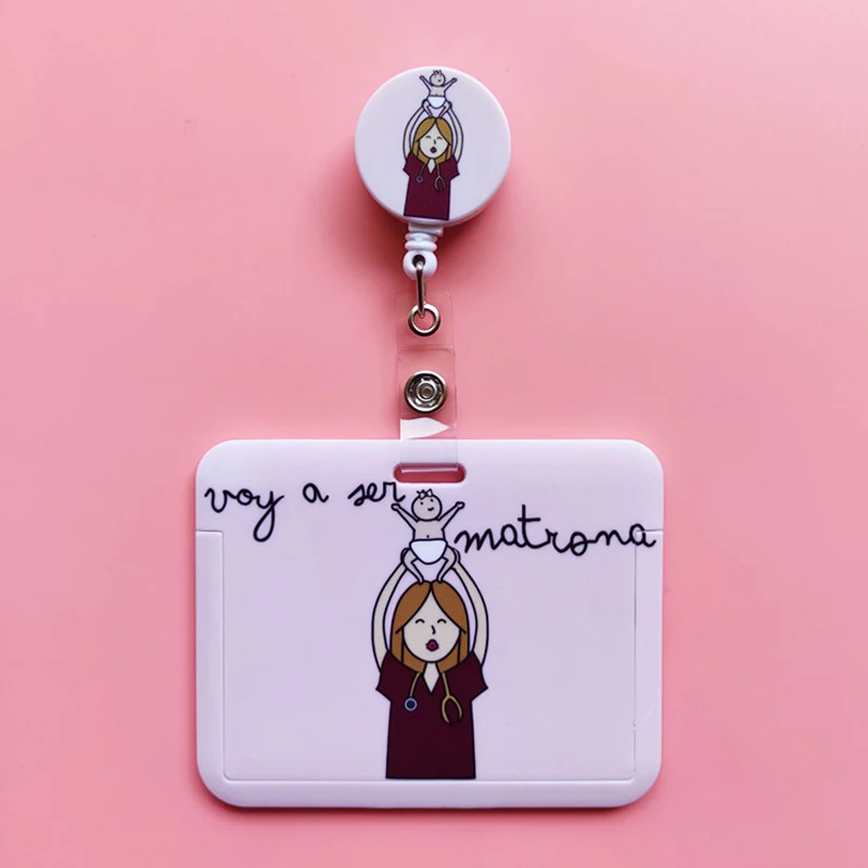 Porte-Badge D'Identification Léopard Rayé Avec Cordon, Cordon Tour De