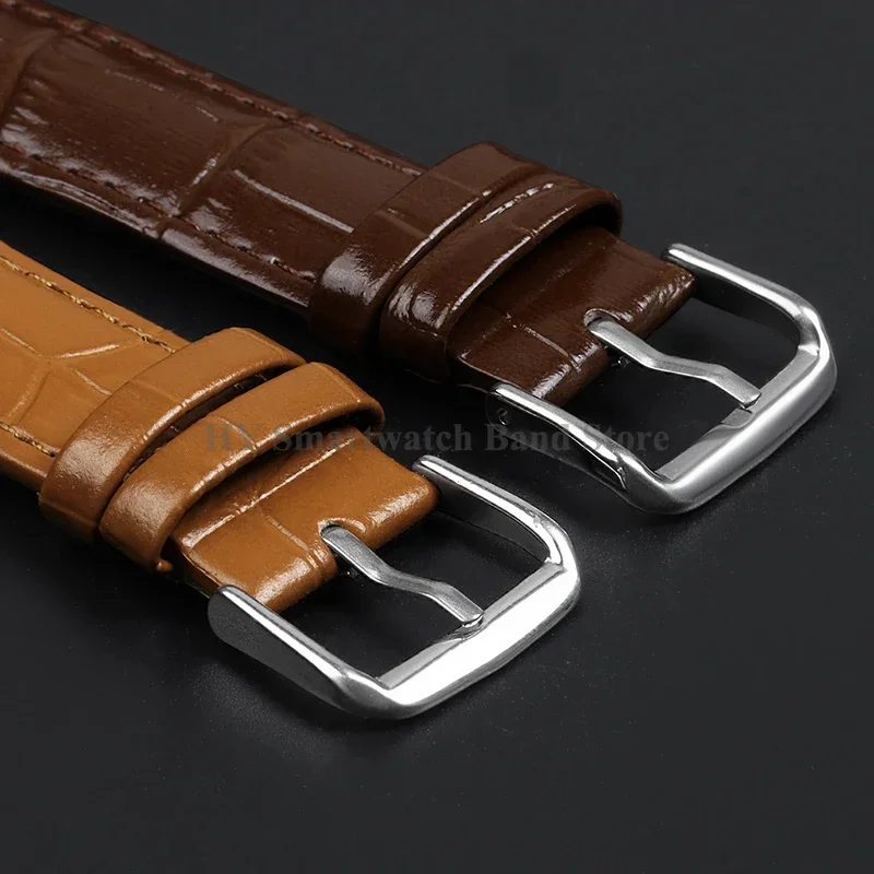 Waterproof Leather Sport Watch Band with Pin Clasp