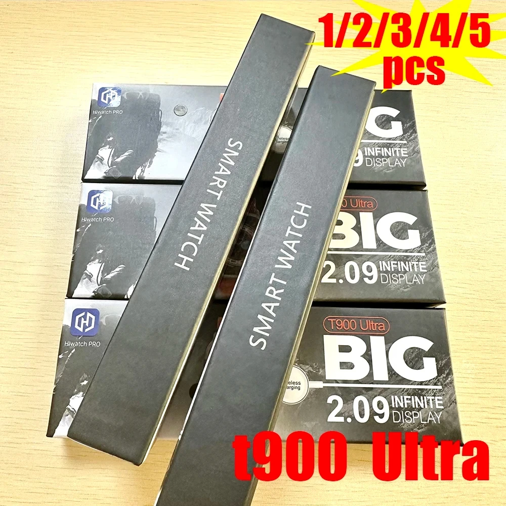 Hiwatch   ȭ  Ʈġ,  T900 Ultra 2, 3, 5, 6/10 PCs Ʈ ġ, 45mm, 1.99 ġ HD ũ, 