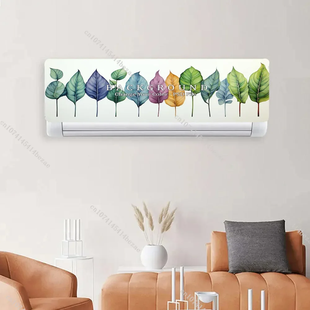 Small Animal Silhouette Pattern Hanging Air Conditioner Sticker Creative Self-adhesive Protective Film self adhesive stickers vinyl stickers