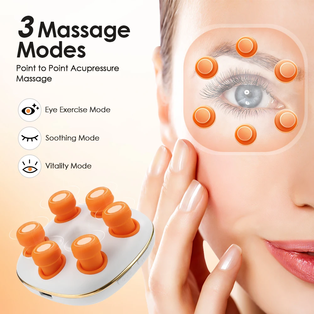 Electric Eye Massager with Vibration Eye Steamer Relieve Fatigue Dry Eyes Moisturizing Face Eye Massager Mist Nano Sprayer