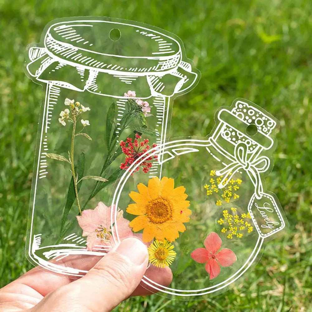 80 Piece Bookmarks Kids Creative DIY Transparent Bookmarks For Dried Flowers,Plant Samples Bookmarks Personalized Glassware Drie