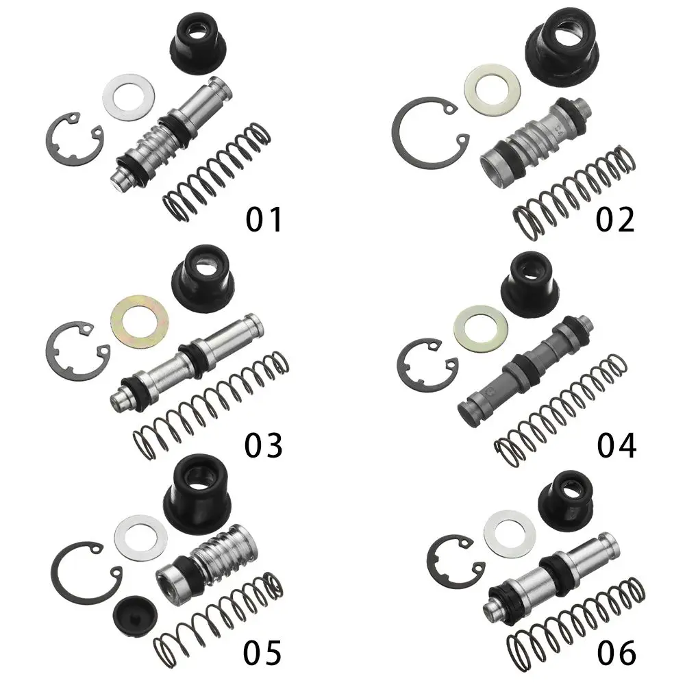 Motorcycle Clutch Brake Pump Piston Plunger Repair Kit 11mm 12.7mm 14mm Motorbike Master Cylinder Piston Rigs Repair Accessories motorcycle clutch brake repair kit