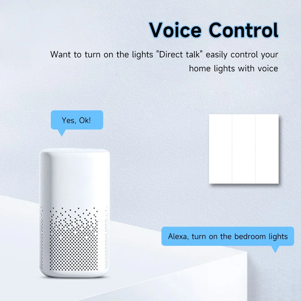 Smart Wireless Switch Tuya 6 Gang ZigBee Wireless Smart Scene Switch Push Button Controller APP Control Keyboard Scene Sticker Panel Smart life