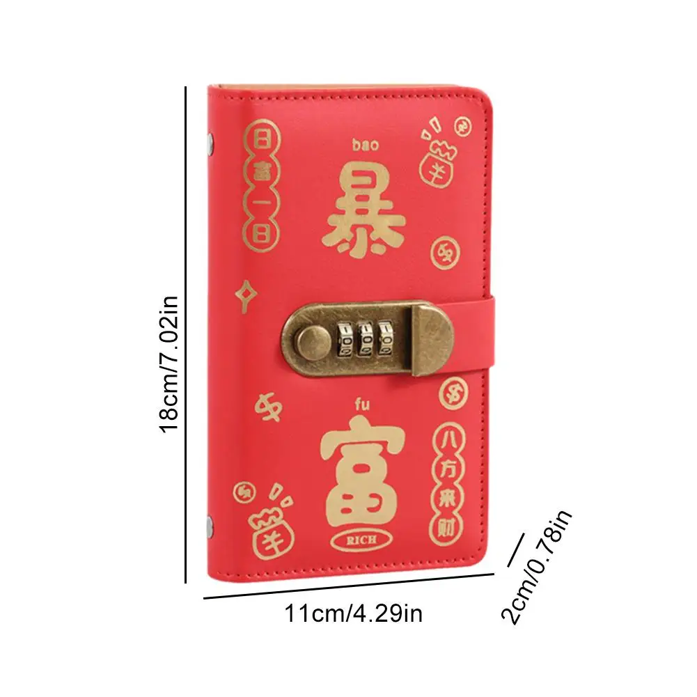 Envelopes Money Saving with Password Lock &ndash; Waterproof PU Leather Reusable Cash Envelopes for Travel Family Budget