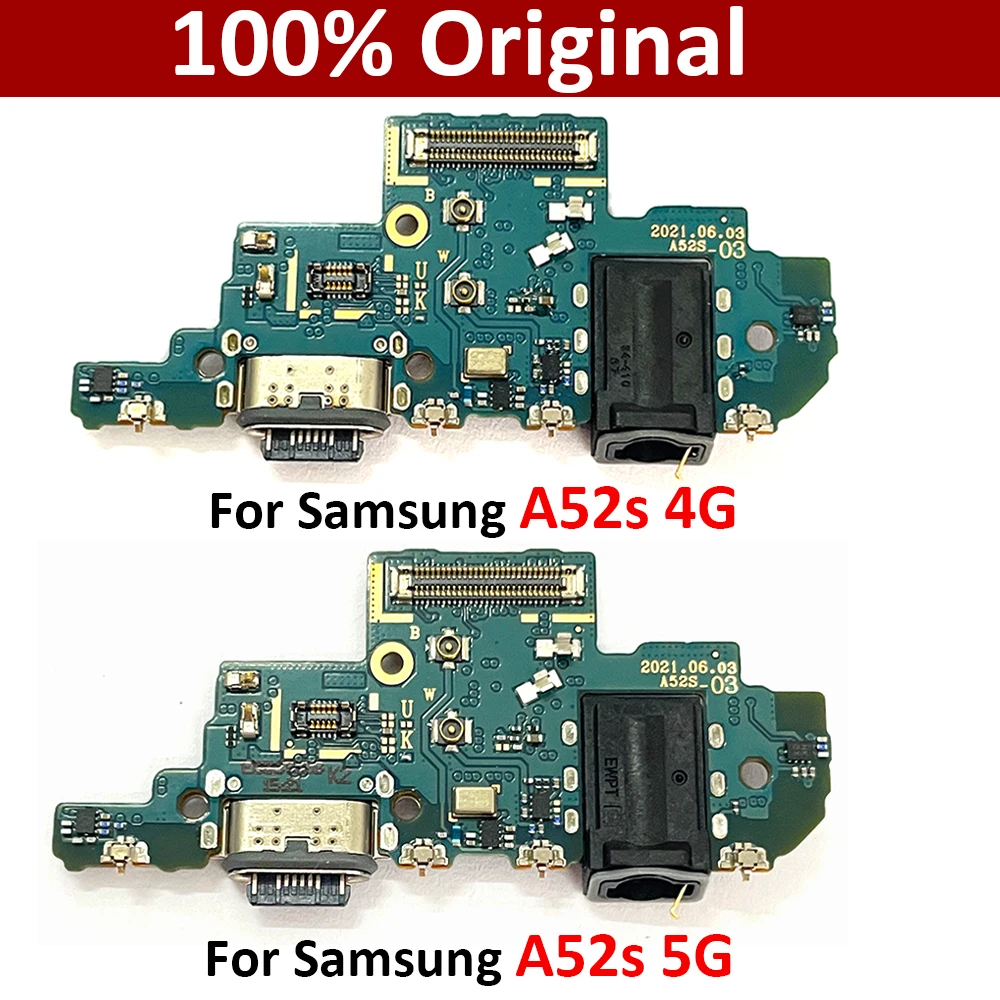 

Original For Samsung Galaxy A52S A528B A528 4G 5G USB Micro Charger Charging Port Dock Connector Mainboard Main Board Flex Cable