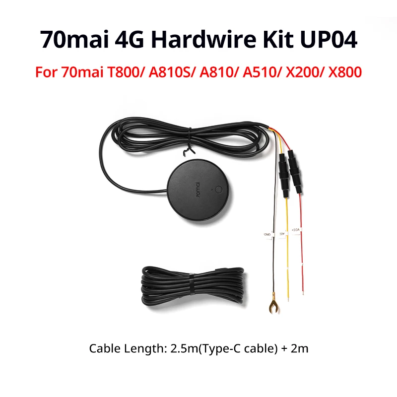 70mai 4G Hardwire Kit UP04 for 70mai Dash Cam Omni X800 / X200
