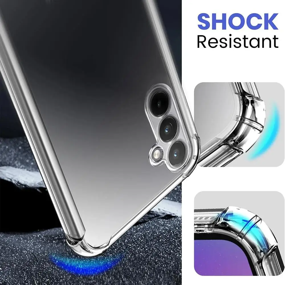 Transparent Slim Silicone Bumper Phone Case