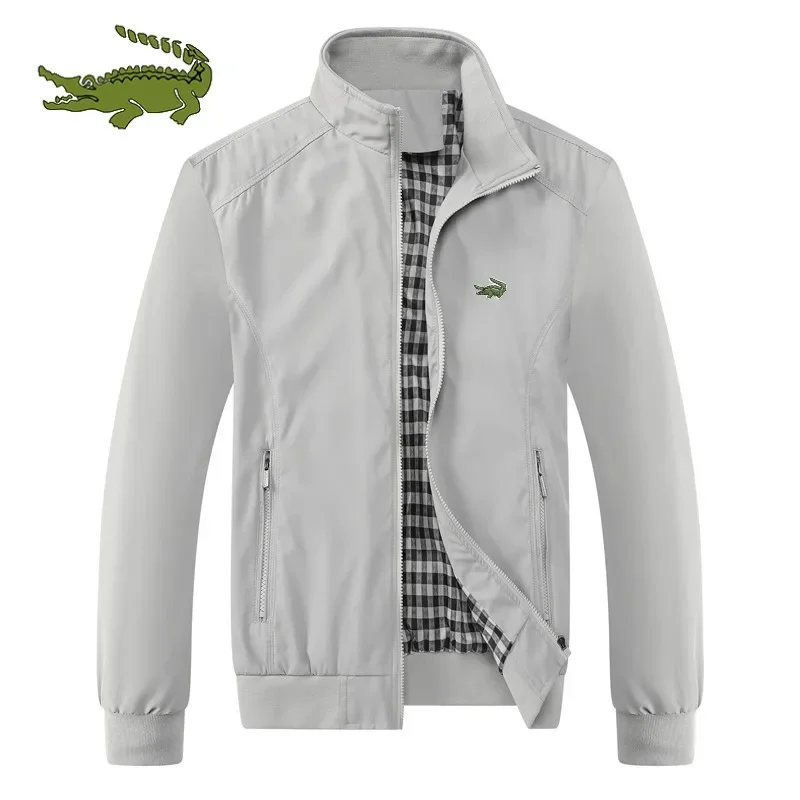 

Men's High-quality Embroidered Brand Jacket, Autumn and Winter High-end Business Leisure Fashion Outdoor Sports Windproof Jacket