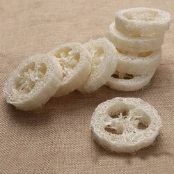 150Pcs Natural Loofah Luffa Loofa Slices Handmade Loofah Soap Box Tray Tools Cleaner Sponge Facial Soap Holder