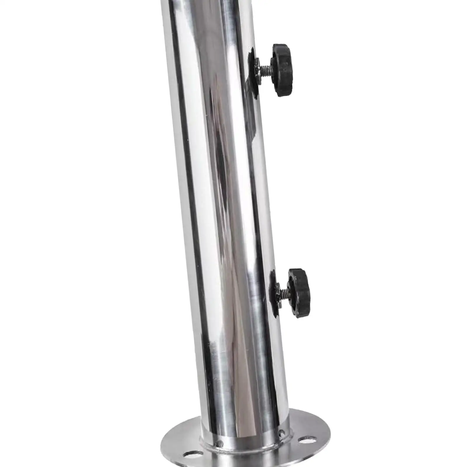 Deck Umbrella Base Stand Fits 38mm 48mm Post Adjustable Stainless Steel Umbrella Mount for Garden Pontoons Lawn Beach Outdoor
