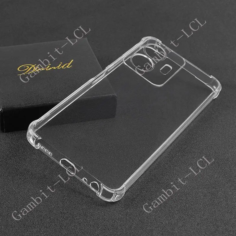 Anti-Falling Case For Vivo T1 44W 4G  V2153 6.44"  Soft Silicone TPU Original Shockproof Back Cover On VivoT1 iQOO Z6 Y55 2