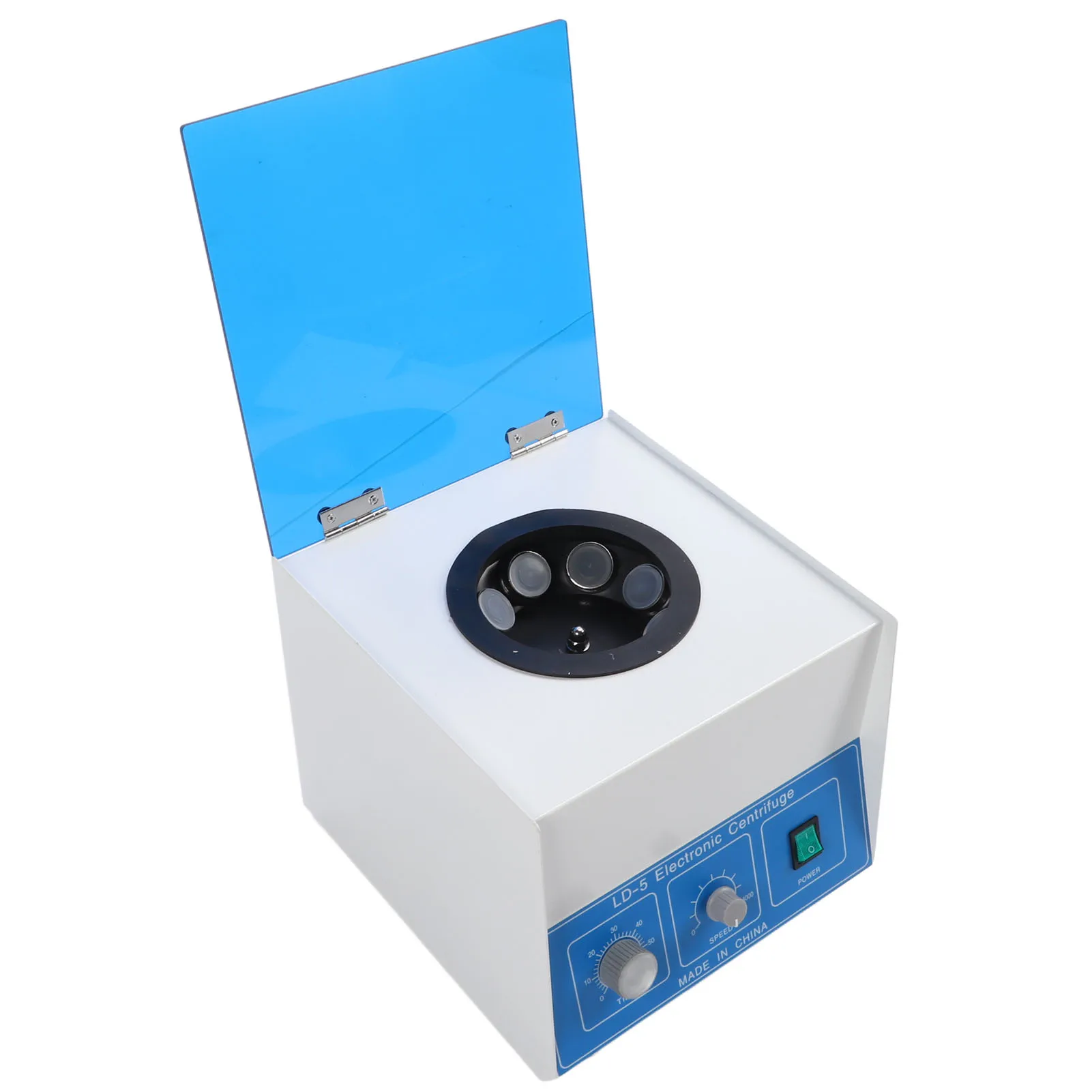 LD-5 Electric Benchtop Centrifuge 2770xg 4000RPM 50mlx8 Capacity Low Noise Laboratory Centrifuge with Timer Speed Control