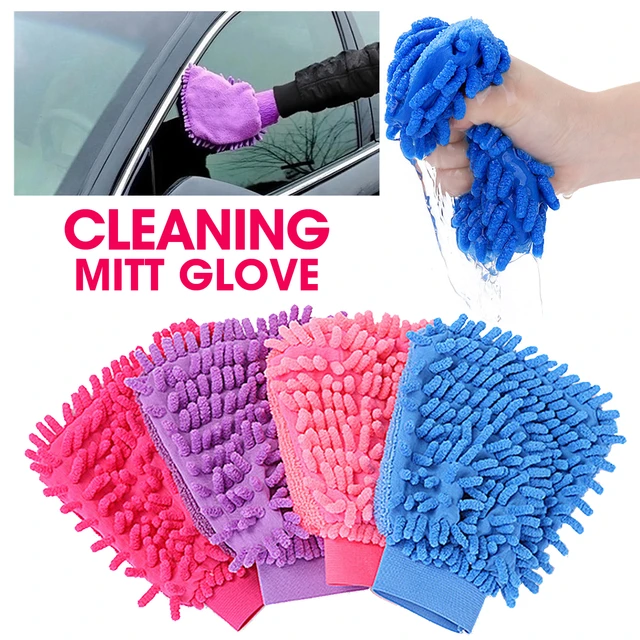 Microfiber Dusting Gloves Comfortable for Car Wash Automotive Interior  Lamps - AliExpress