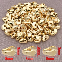 Elegant 18K Gold - Plated Silver Spacer Beads - 5pcs (Style 2)