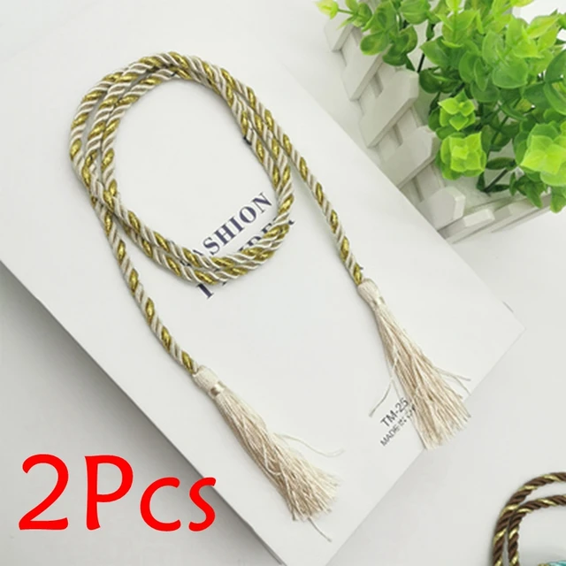 1 Piece of New Pearl Buckle Curtain Clip Curtain Frame Lace Buckle Clip Hanging Ball Buckle Lace Curtain Accessories Home Decora 2 Pcs Beige-02