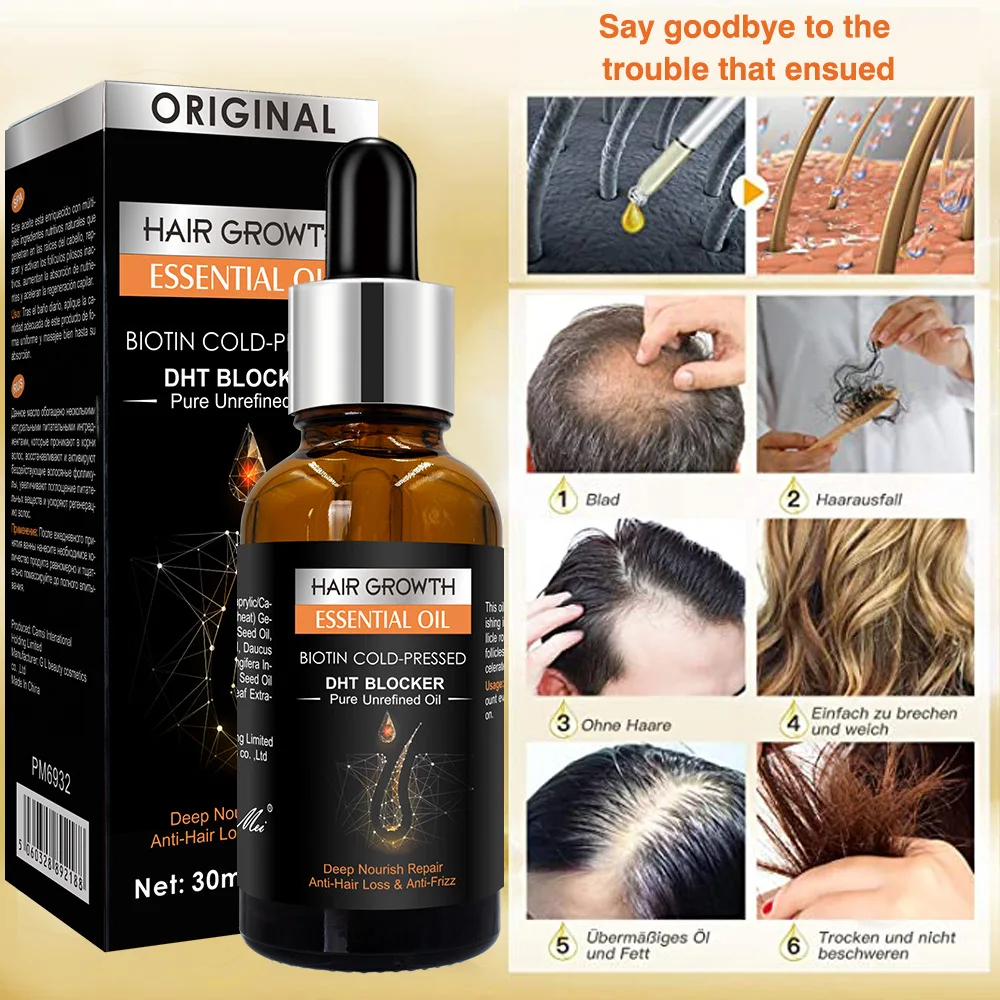 Hair Growth Serum Hair Growth Spray Hair Care Oil Hair Growth Cream Hair Growth Shampoo Set 2pcs/set Hair Growth Essential Oil Biotin Cold-Pressed DHT Blocker and Hair Growth Shampoo Anti-Hair Loss Conditioner