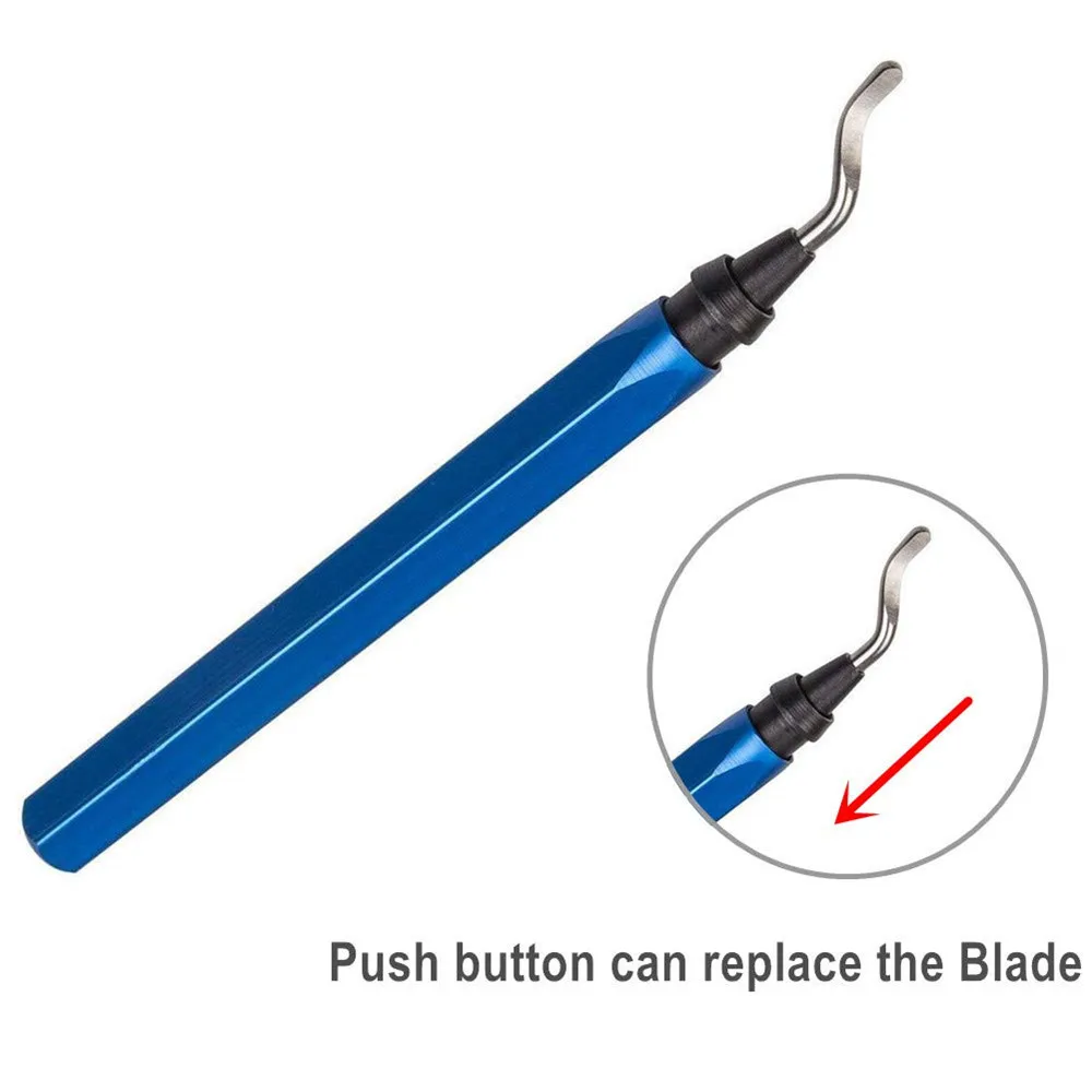 Kit d'outils d'ébavurage en métal, ensemble de 15 lames d