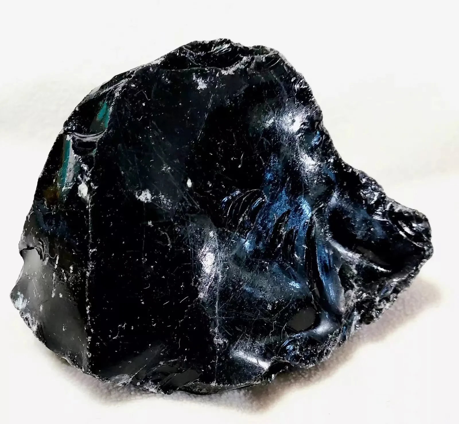 Natural Rough Black Obsidian Irregular Shape Raw Quartz Healing Crystals Stones Mineral Rock Specimen Decoration 3