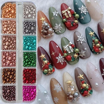 Pearl Nail Charms 1