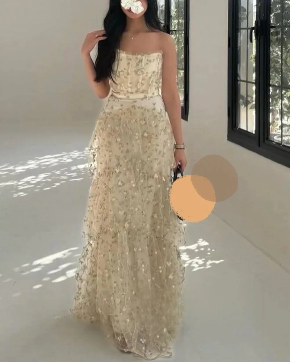 Lace Long Sleeves Formal Bespoke Occasion Gown Evening Dresses Prom Pastrol Unisex Jersey Retro Dubai Saudi Arabic Customized