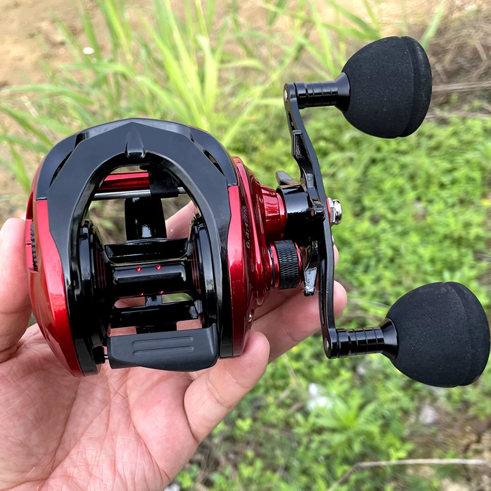 

Bigbaits Casting Reel Deep Spool Ultralight Baitcasting Reel Baitcaster Fishing Coil Catfish Sea Bass Carp Reels 15kg Max Drag