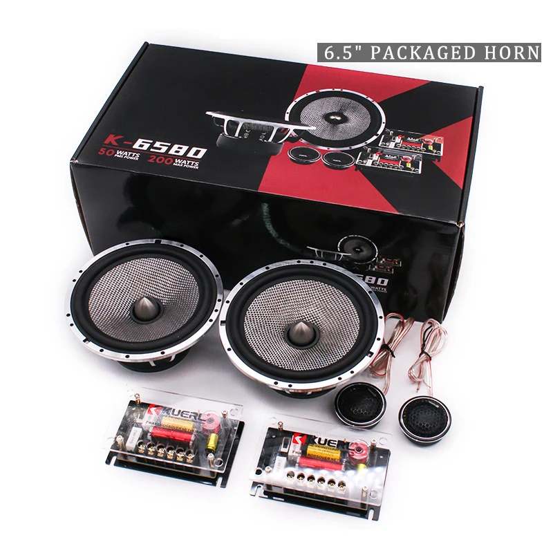 Car Audio Modification Aluminum Alloy Basin K-6580 Two-way Car Set Speaker Audio Modification