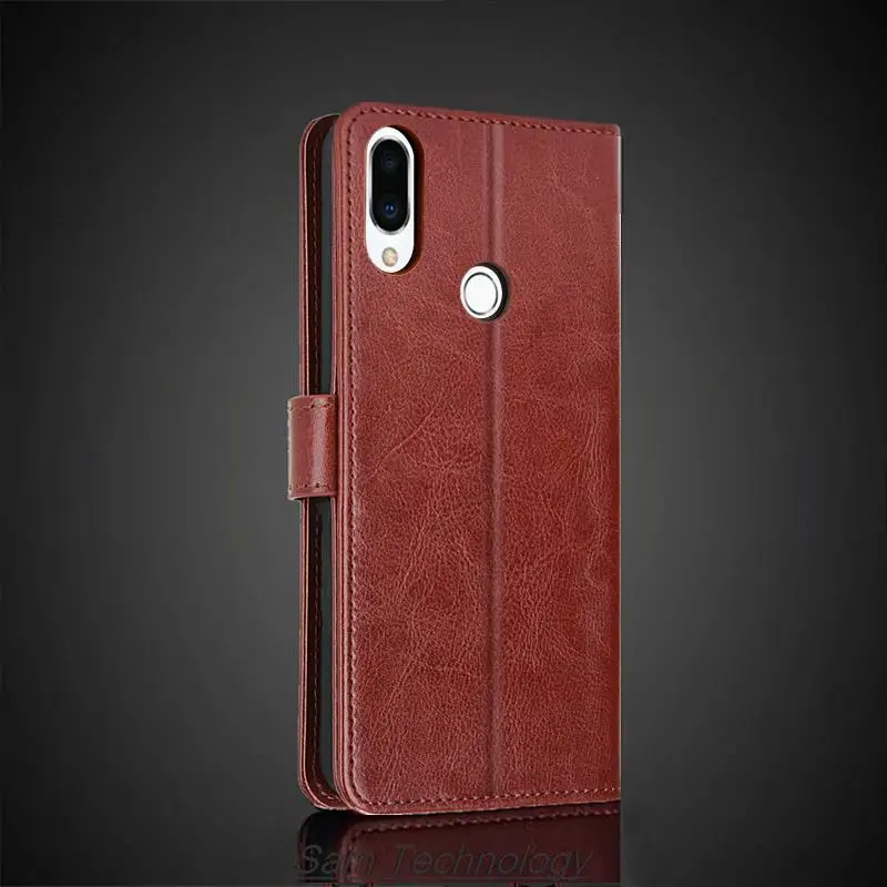 Meizu Note 9 용 카드 홀더 가죽 케이스, 6.2 인치 PU 가죽 플립 커버, 레트로 지갑 전화 케이스, Meizu Note9 비즈니스 Fundas Coque