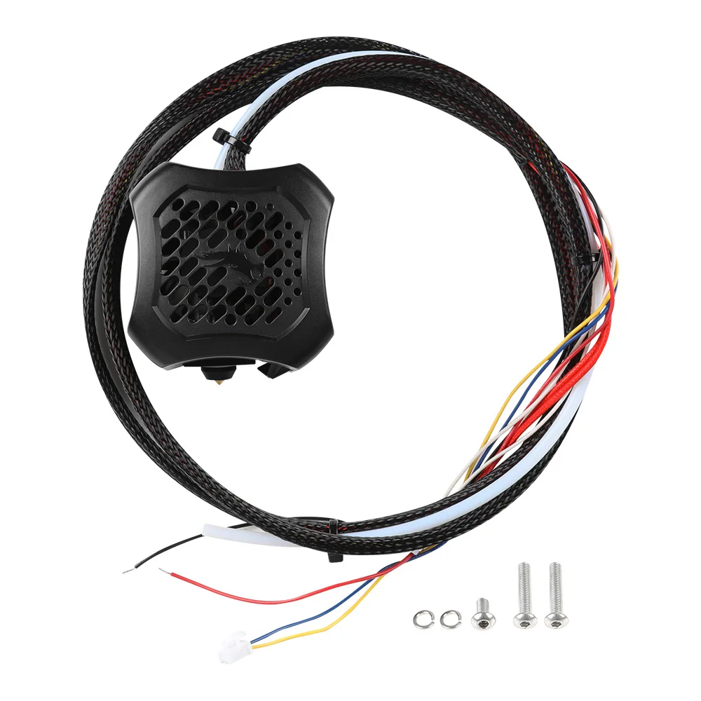 Creality 3D Printer Part Ender-3 V2 Extruder Full Hotend Kit Double Cooling Fan 0.4mm Nozzle Aluminum Heating Block