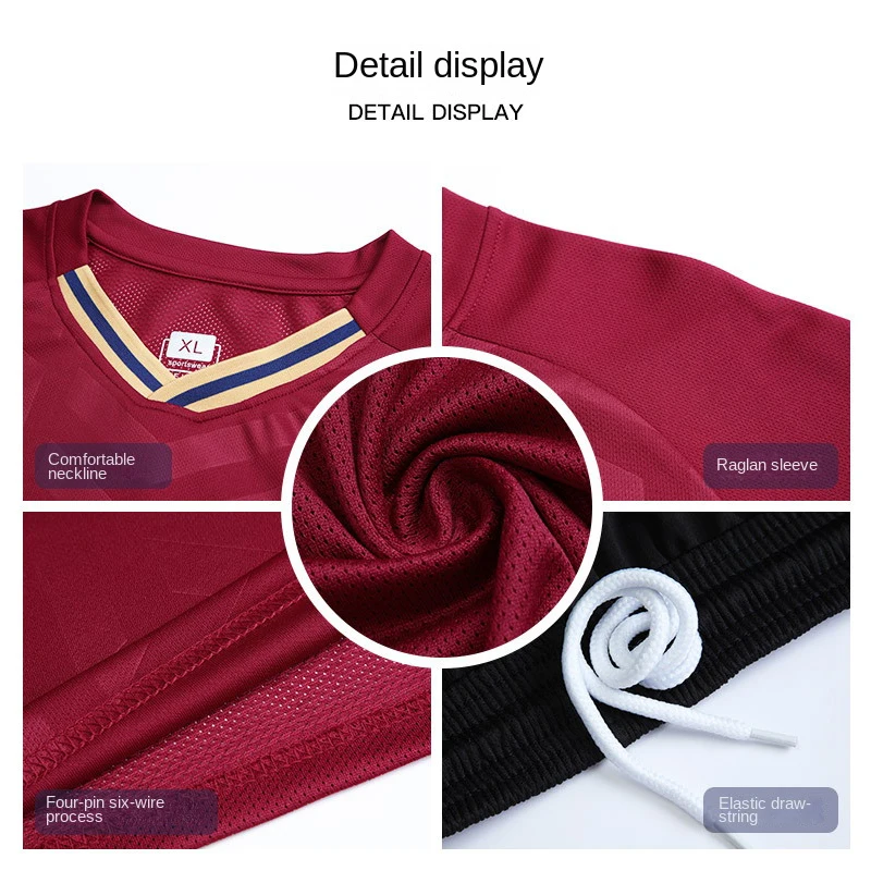 Custom Soccer Jerseys for Men Print logo Kid Adult Soccer Jersey Set personality customazition Name Number soccerFootballUniform 5