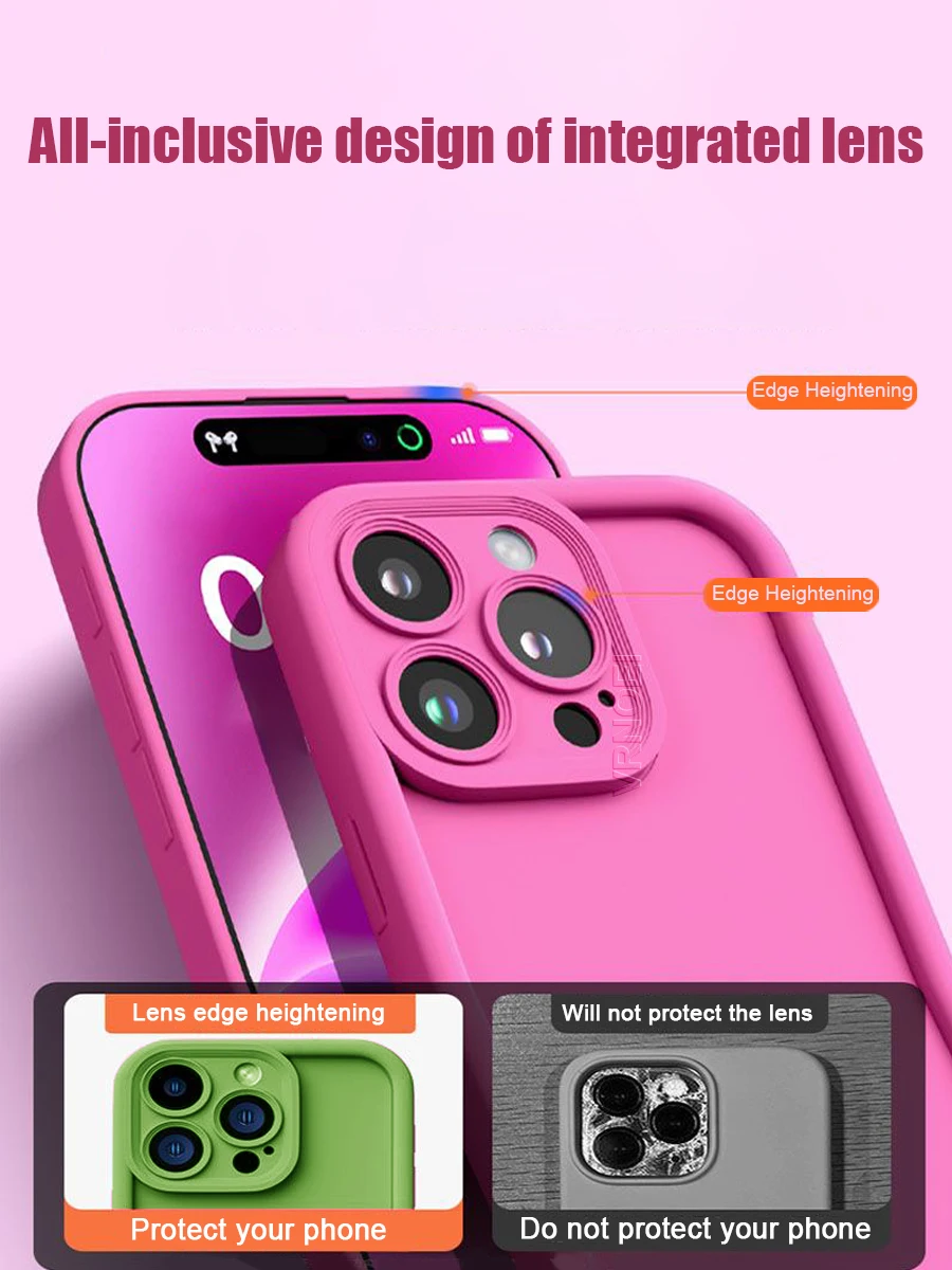 Thickened Shockproof Case iPhone 17 16 15 14 13 12 11 Pro Max 17 Air 14 15 16 Plus accessories