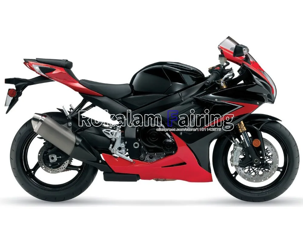 

For Suzuki K11 GSX-R600 GSX-R750 2011 2012 2015 2016 17 18 19 GXSR 600/750 Red Black Motorbike ABS Fairing (Injection molding)