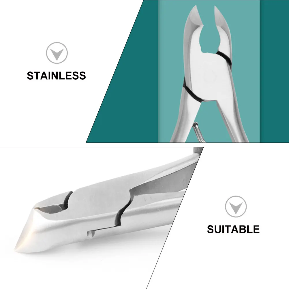 내향성 발톱용 스테인리스 스틸 발톱깎이, 전문가용 네일 커터, 페디큐어 도구, 매니큐어 트리머, 가정용 키트