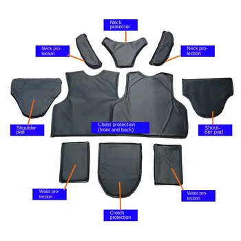 Fully Protective Ud Weftless Fabric Pe Bulletproof Chip Polymer Polyethylene Inner Liner Bulletproof Vest 1