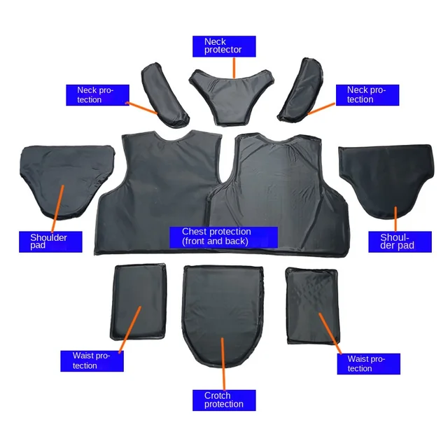 Fully Protective Ud Weftless Fabric Pe Bulletproof Chip Polymer Polyethylene Inner Liner Bulletproof Vest 1