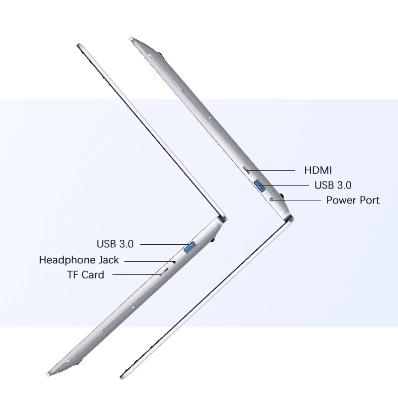 BYONE 14.1 Inch Laptop Intel N4000 8GB RAM 256GB 512GB SSD Windows 11 Notebook 1366*768 HD LCD Wifi HDMI USB laptop PC 6