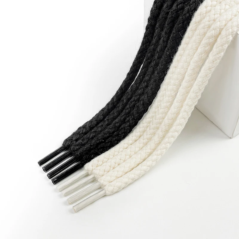 Linen Shoelaces Decoration Accessories 1 Pair Suitable for Board Shoes Cotton and Linen Round Shoe Laces Dunk sb AF1AJ Shoe Rope shoe laces,shoe accessories