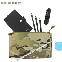Tactical Portable Stationery Pen Bag Outdoor EDC Tool Storage Pouch Commuter Coin Wallet 2