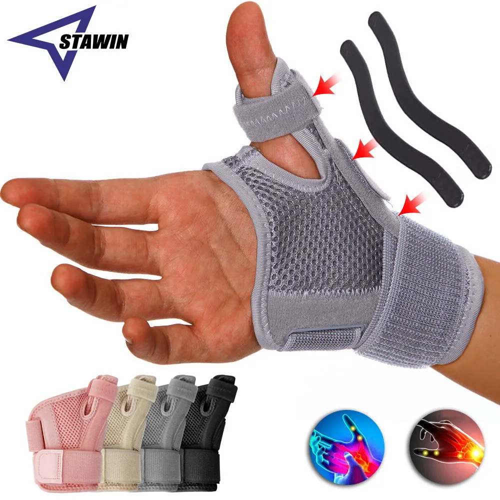 

Adjust-to-Fit Thumb Stabilizer - Unisex, One Size Fits Most, De Quervains Tenosynovitis Thumb Brace for Arthritis Pain & Support
