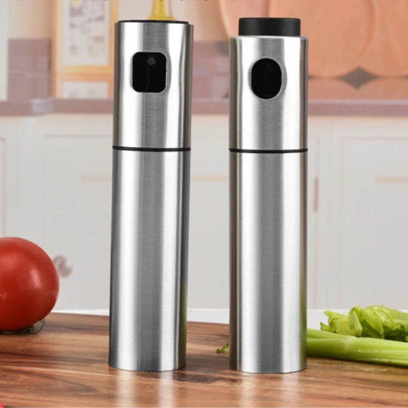 BBQ stainless steel spray bottle baking olive oil spray bottle water pump barbecue oil and vinegar sprayer kitchen tools