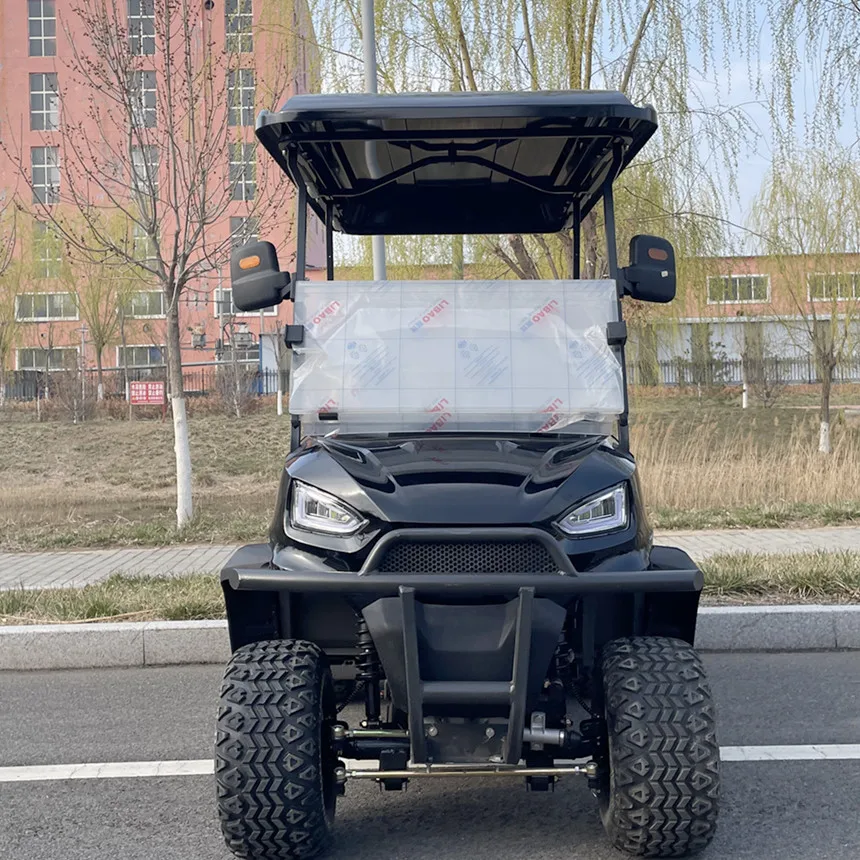 

Hot Selling Low Price 4+2 Luxury Seat 72V Lithium Battery 4KW/5KW/7KW AC Motor Electric Golf Cart Farm Estate Transportation