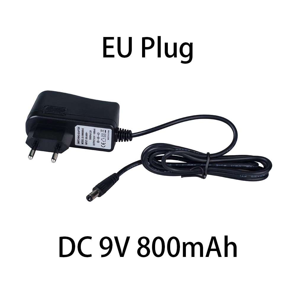 1.5 Meters Power Adapter DC 9V 800mAh Guitar Effect Pedal Adapter low-consumptio