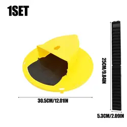 Automatic Reset Rolling Mouse Trap - Reusable Smart Turn - Over Rat Catching Tool (Yellow)